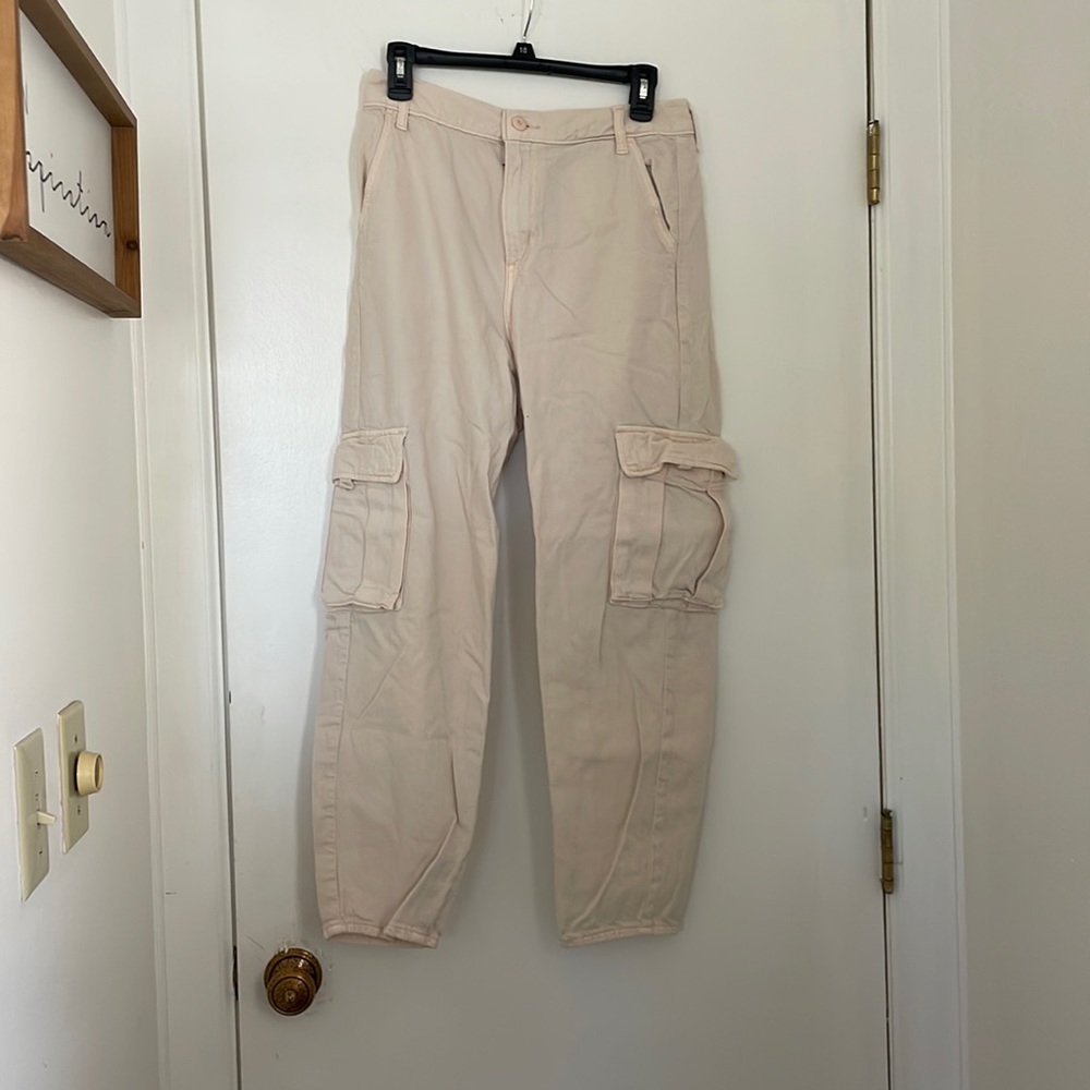 Pink Cargo Levi Pants